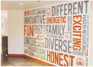 Vinyl wall graphics